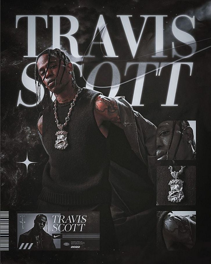 Travis Scot Framed Poster