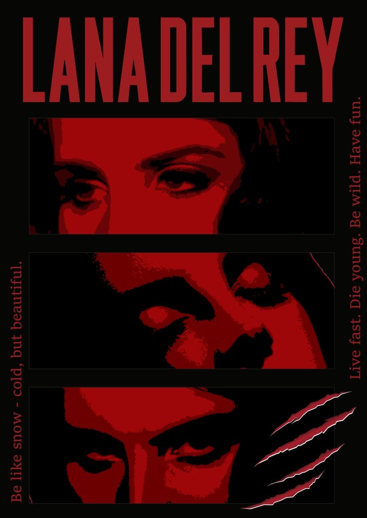 Lana Del Rey Framed Poster