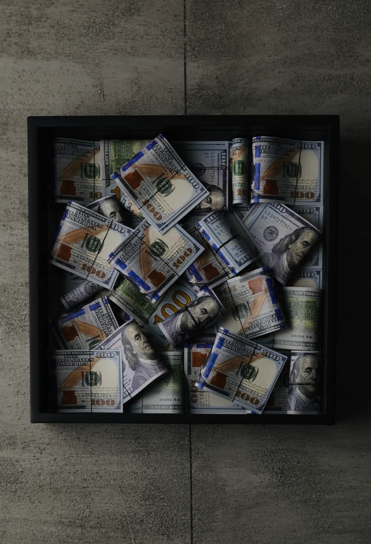 Chaos OF Cash Framed Box