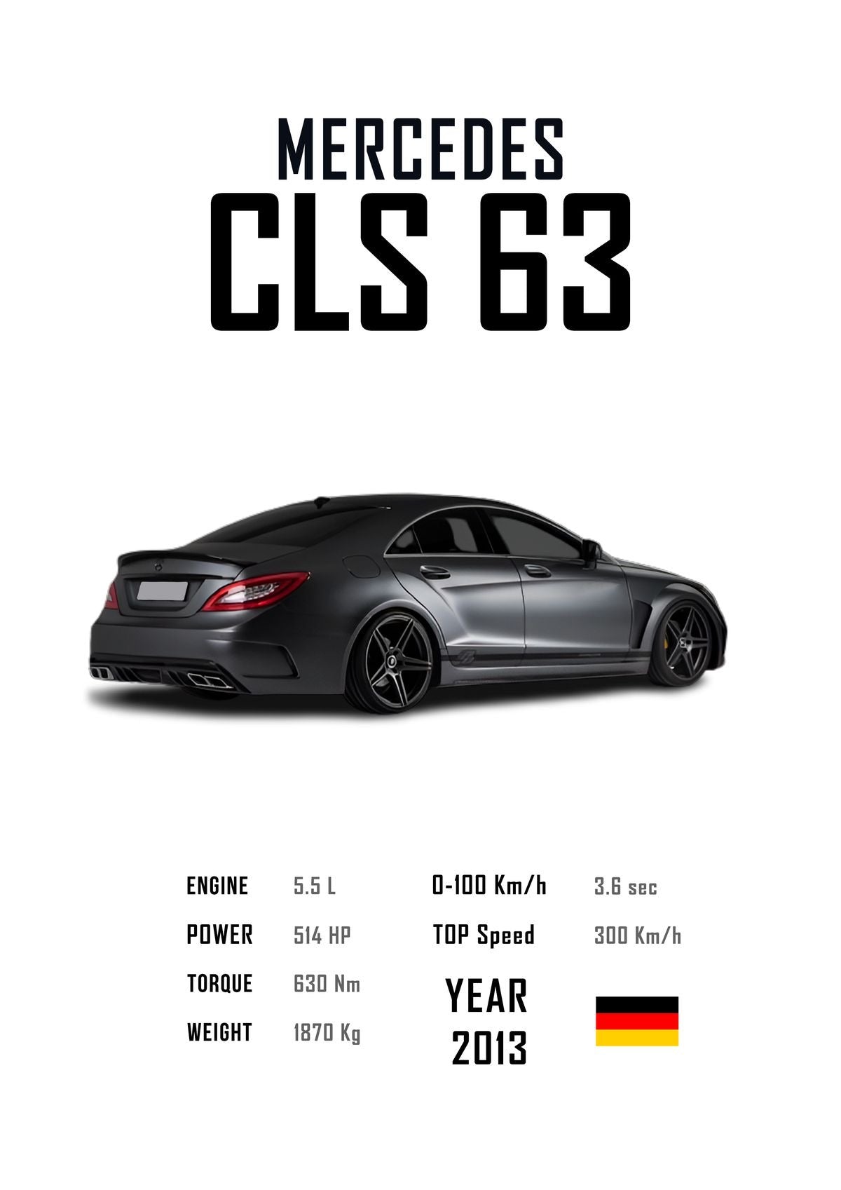 Mercedes frame poster