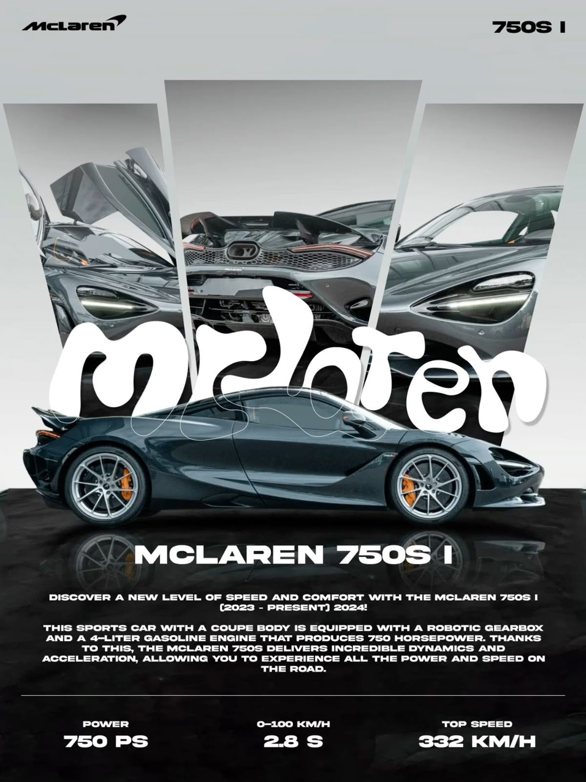 McLaren Framed Poster