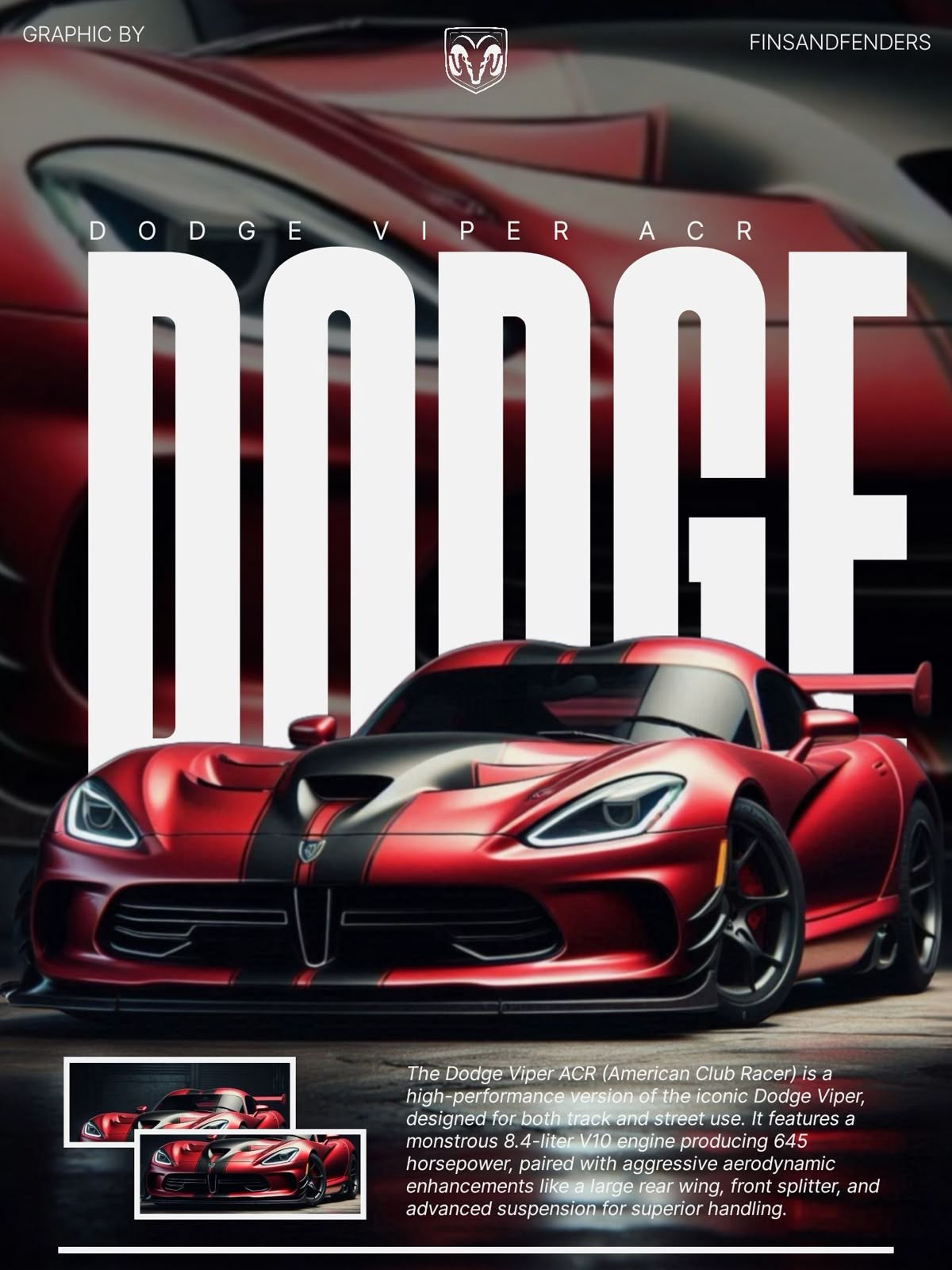 Dodge Framed Poster