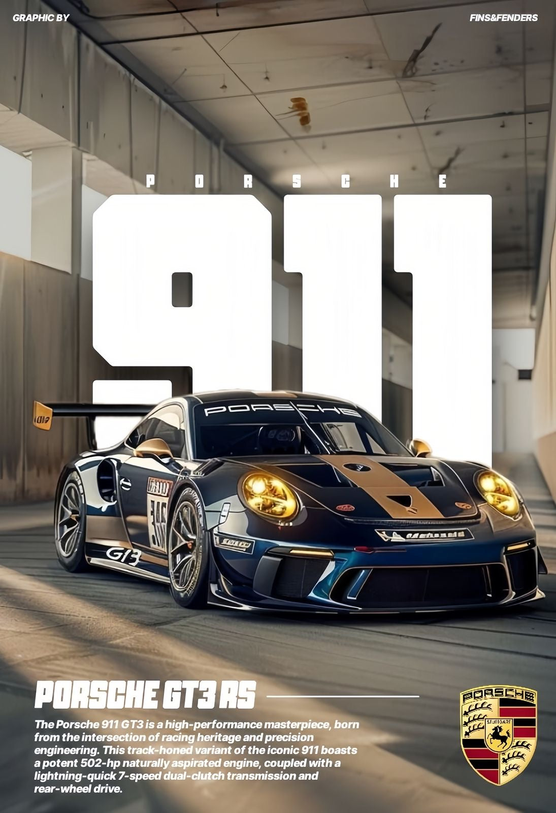 Porsche Framed Poster