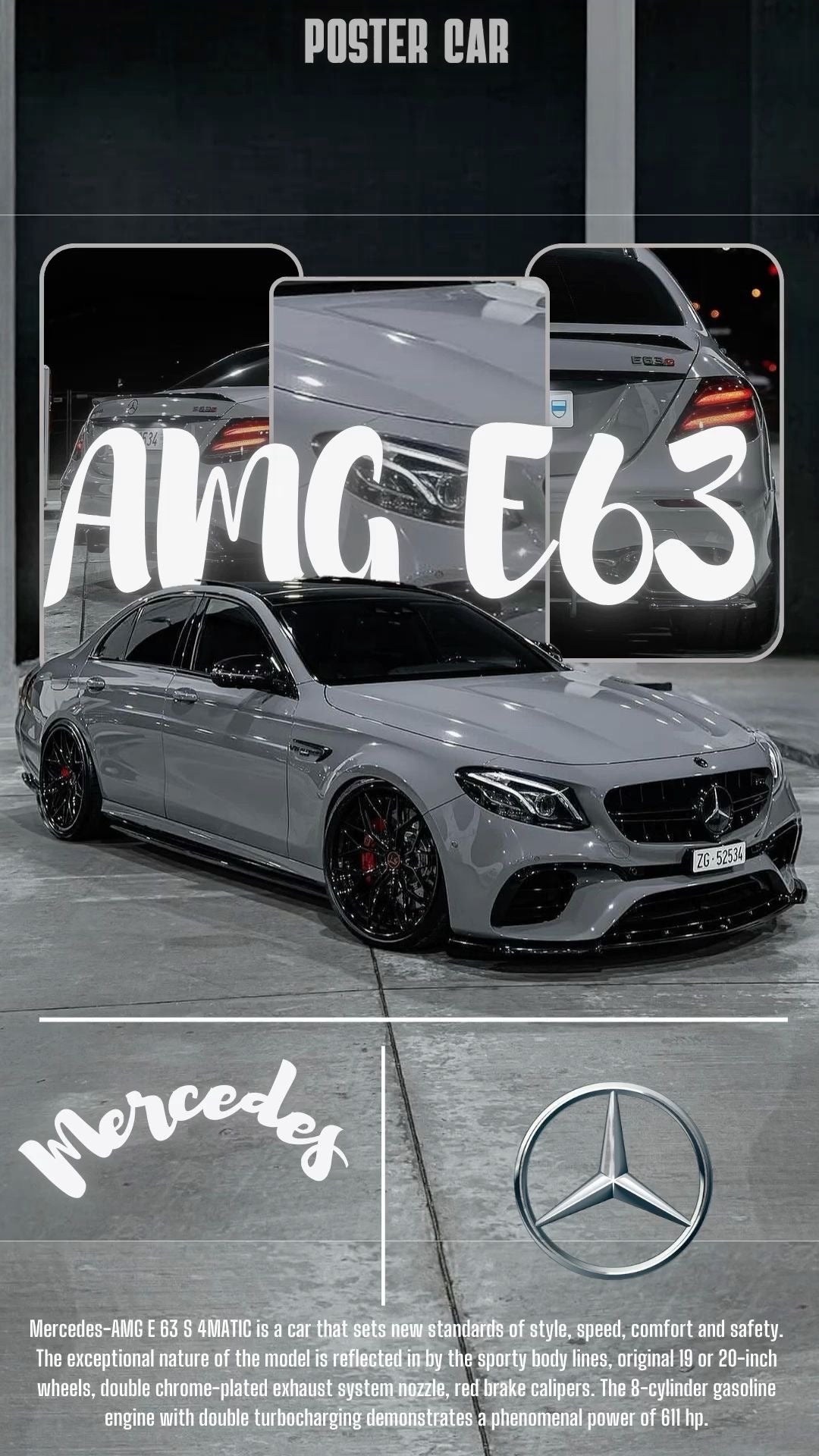 Mercedes frame poster