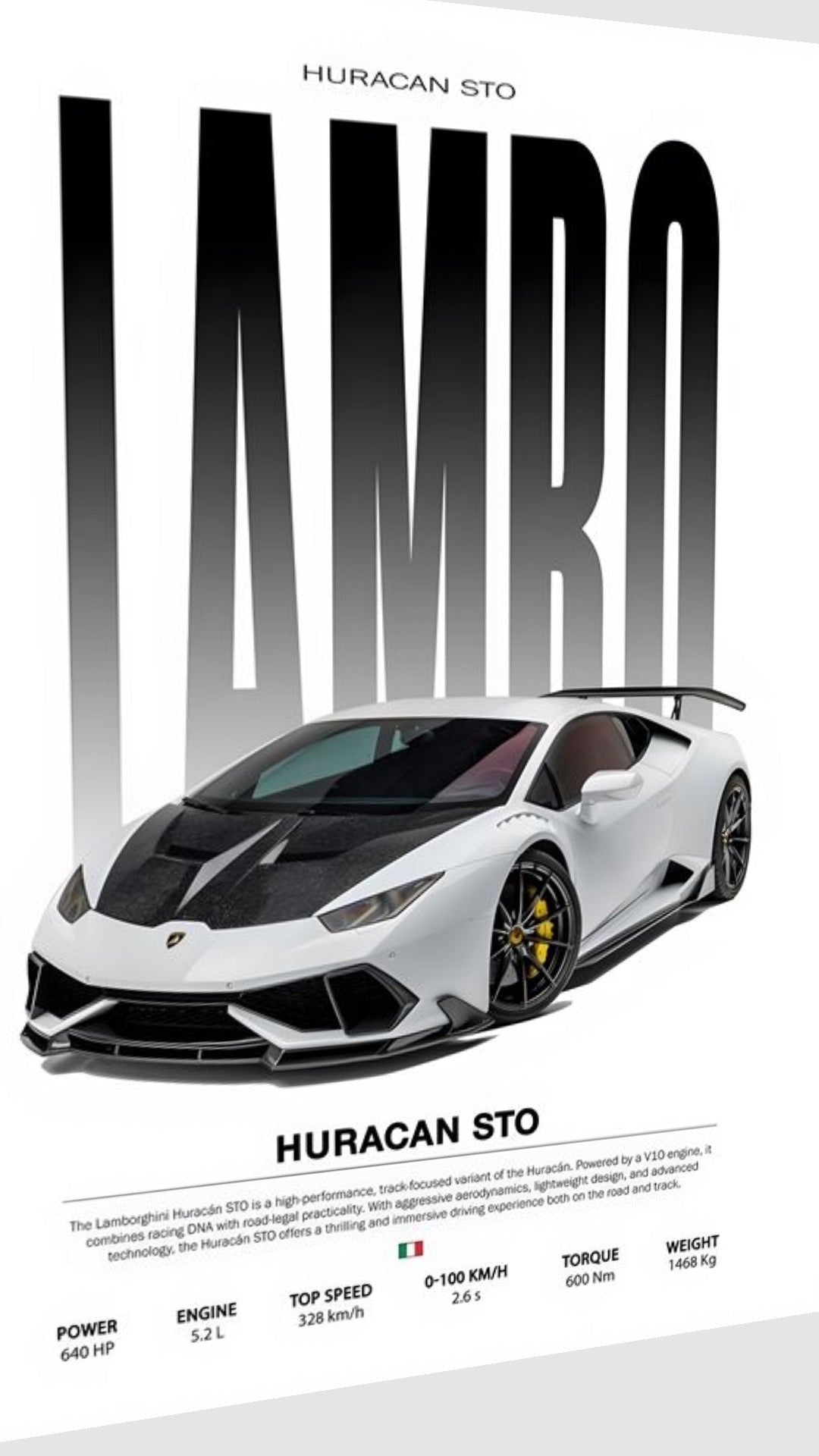 Lamborghini Framed Poster