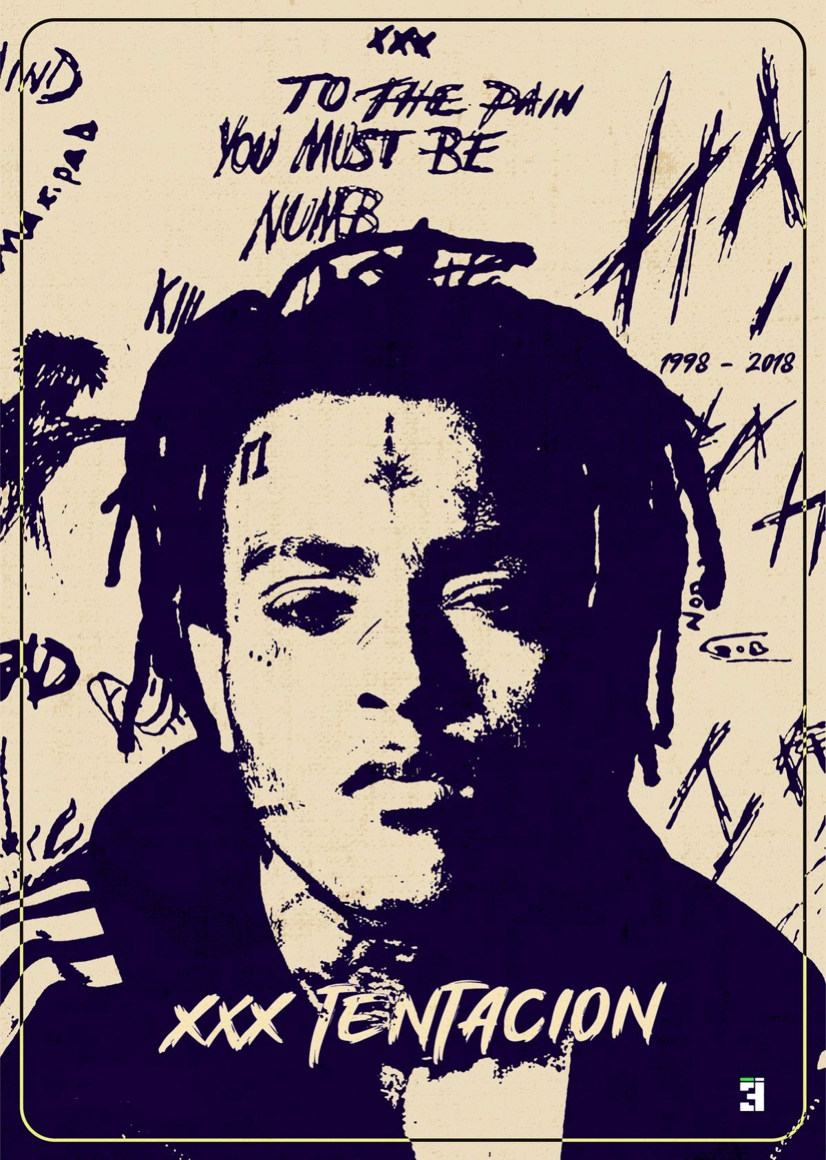 XXXtentacion Framed Poster
