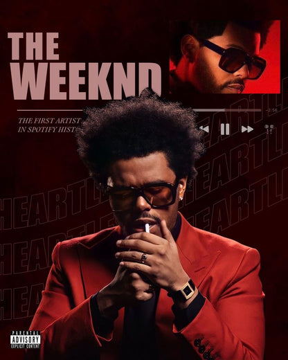 The Weeknd Framed Poster