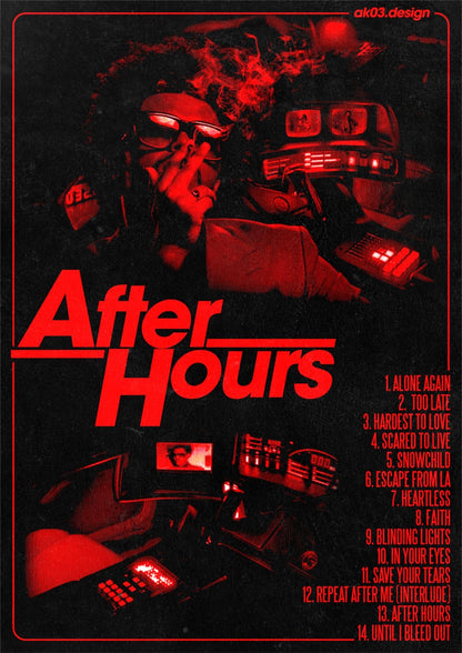 The Weeknd Framed Poster