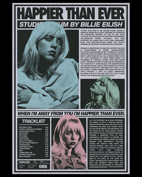 Billie Eilish Framed Poster