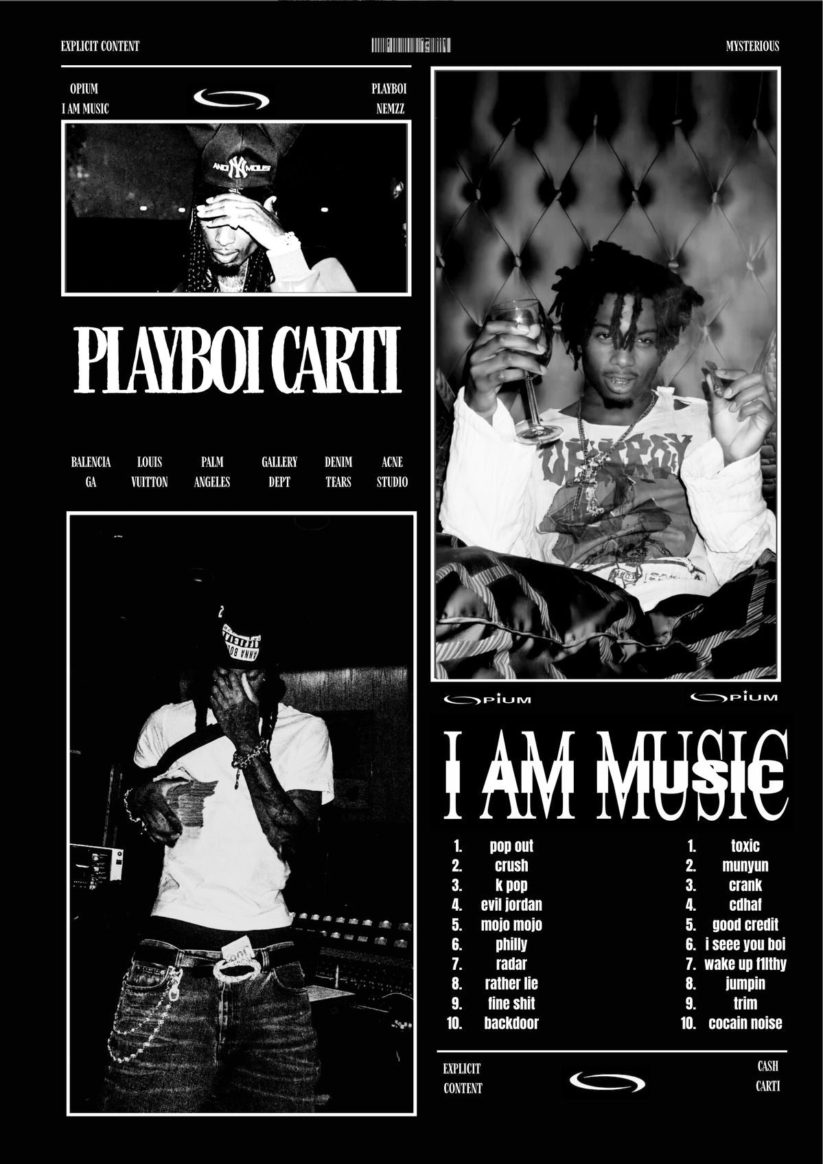Playboi Carti Framed Poster
