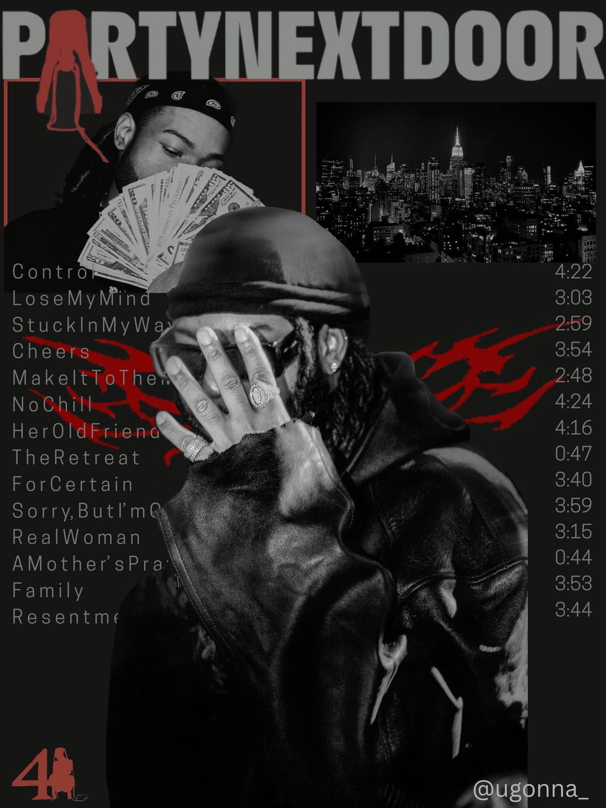 PartyNextDoor Framed Poster