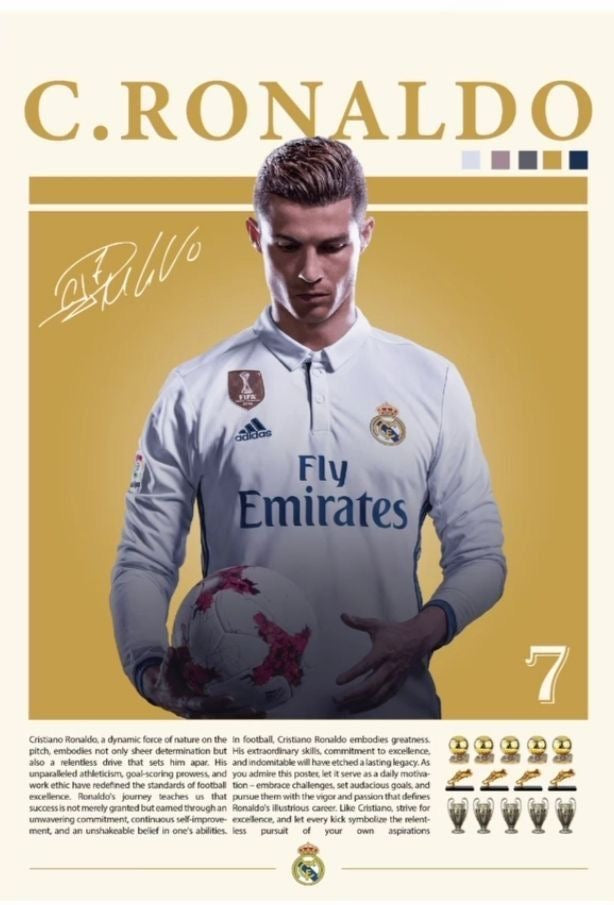 Ronaldo Framed Poster