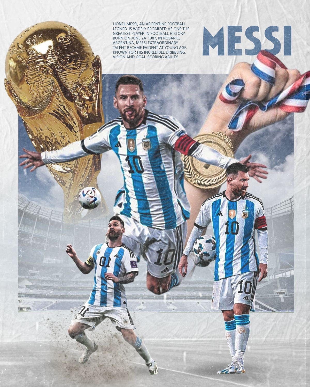 Messi Framed Poster