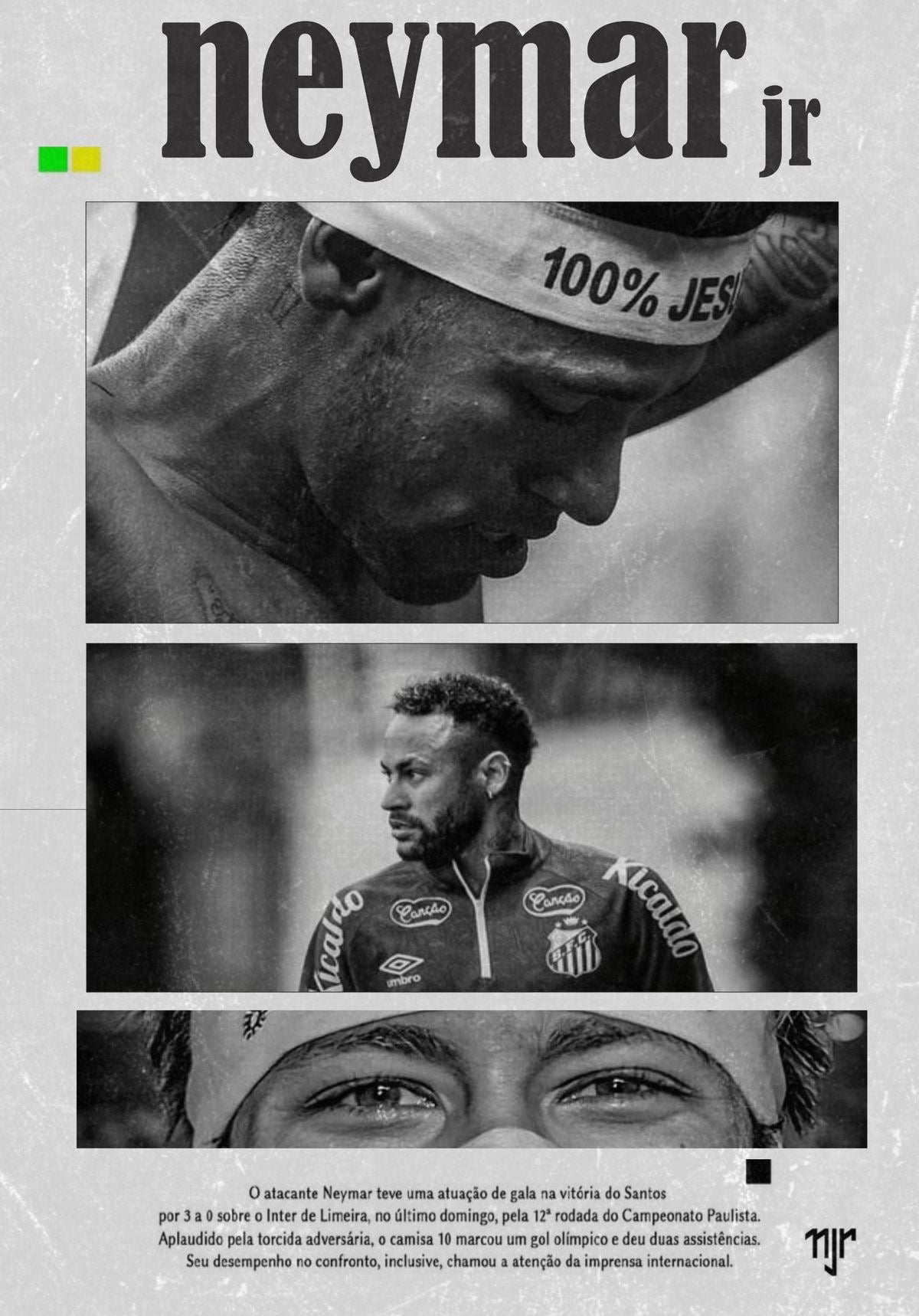 Neymar Framed Poster