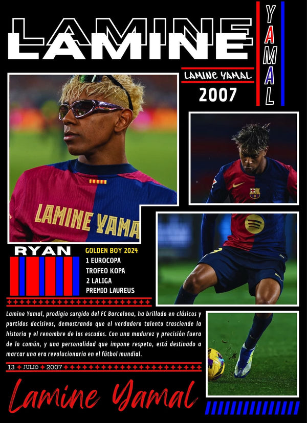 Lamine Framed Poster