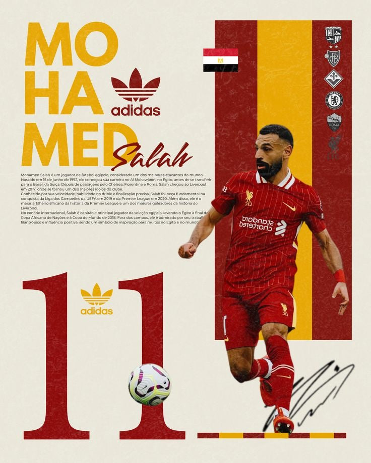 Salah Framed Poster