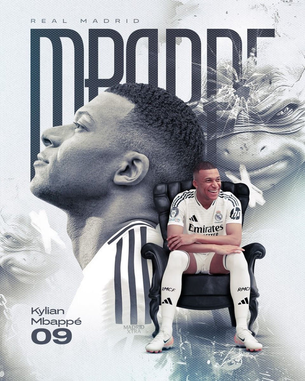 Mbappé Framed Poster