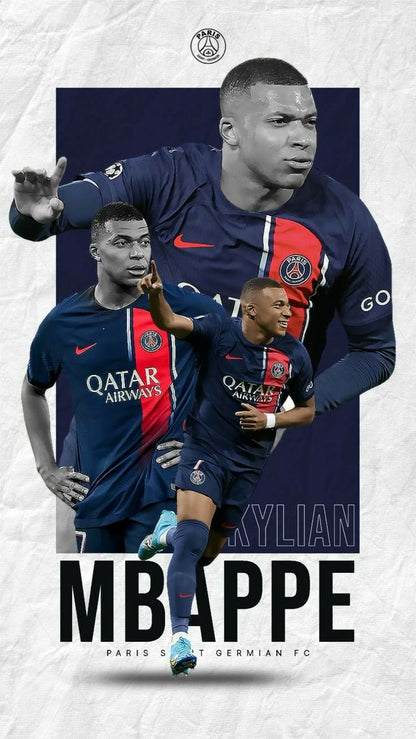 Mbappé Framed Poster