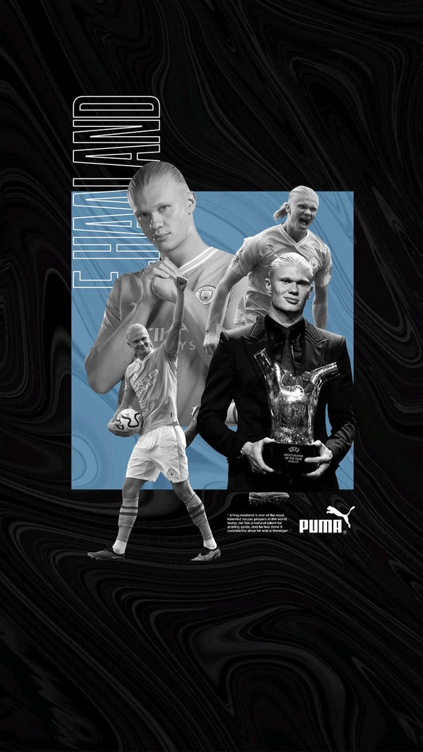 Haaland Framed Poster