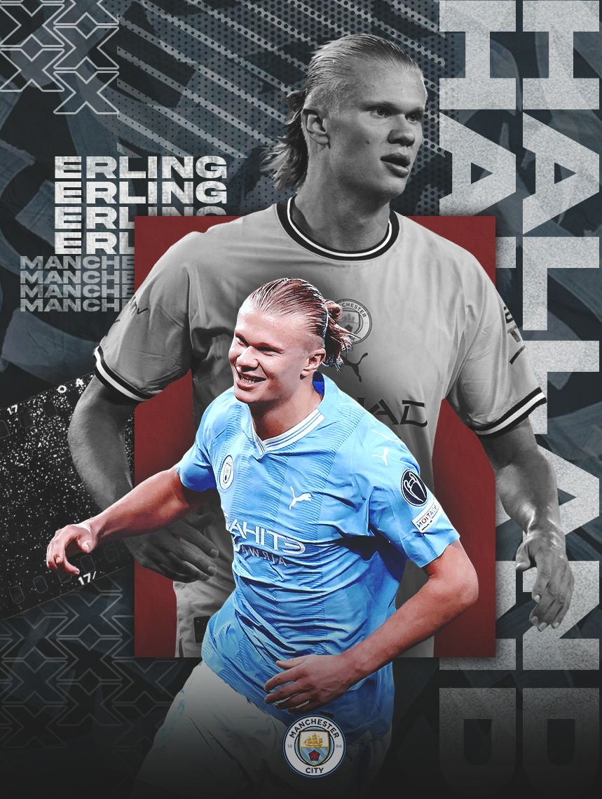 Haaland Framed Poster