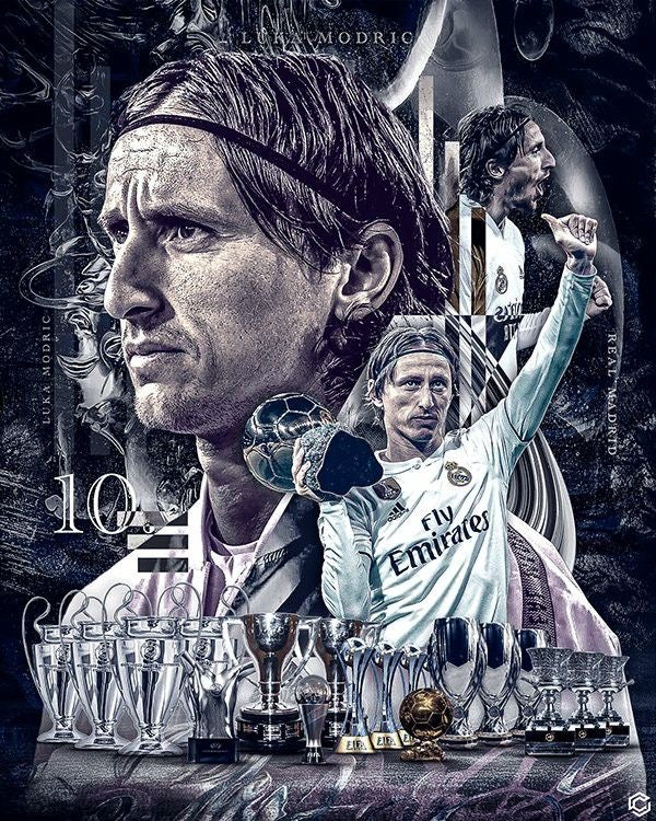 Modrić Framed Poster