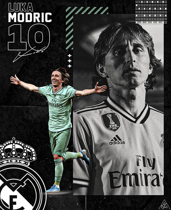 Modrić Framed Poster