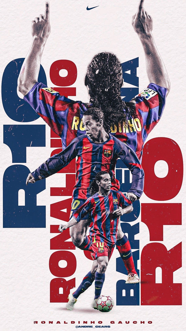 Ronaldinho Framed Poster