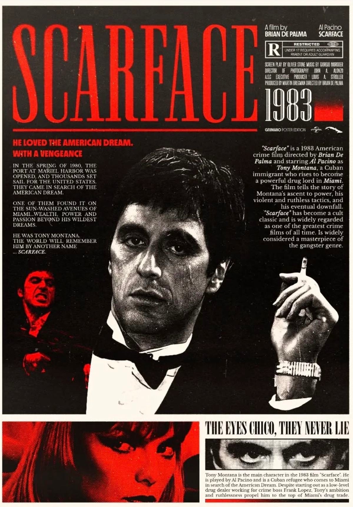 Scarface Framed Poster