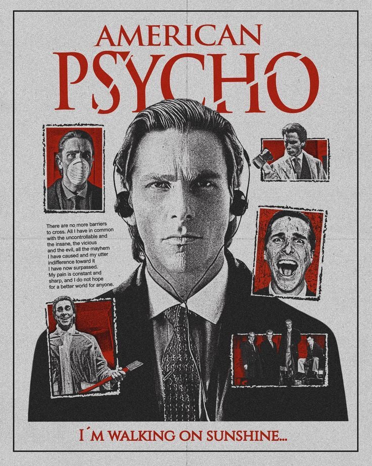American Psycho Framed Poster