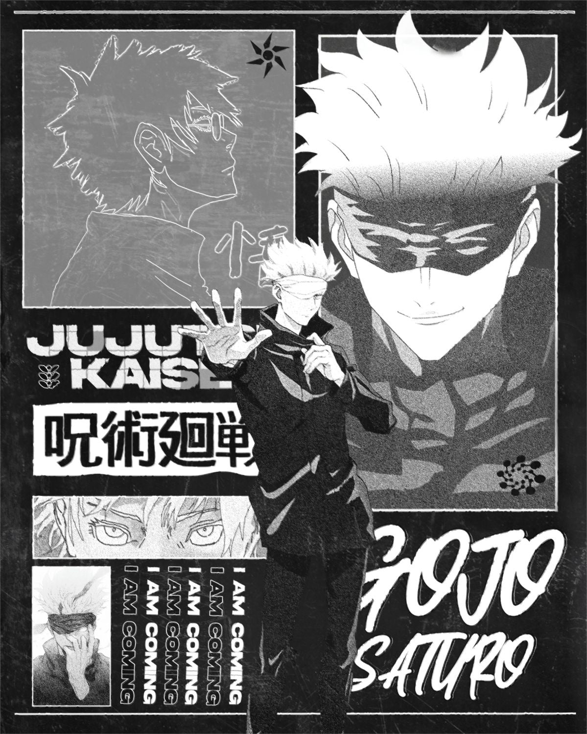 Jujutsu kaisen Framed Poster