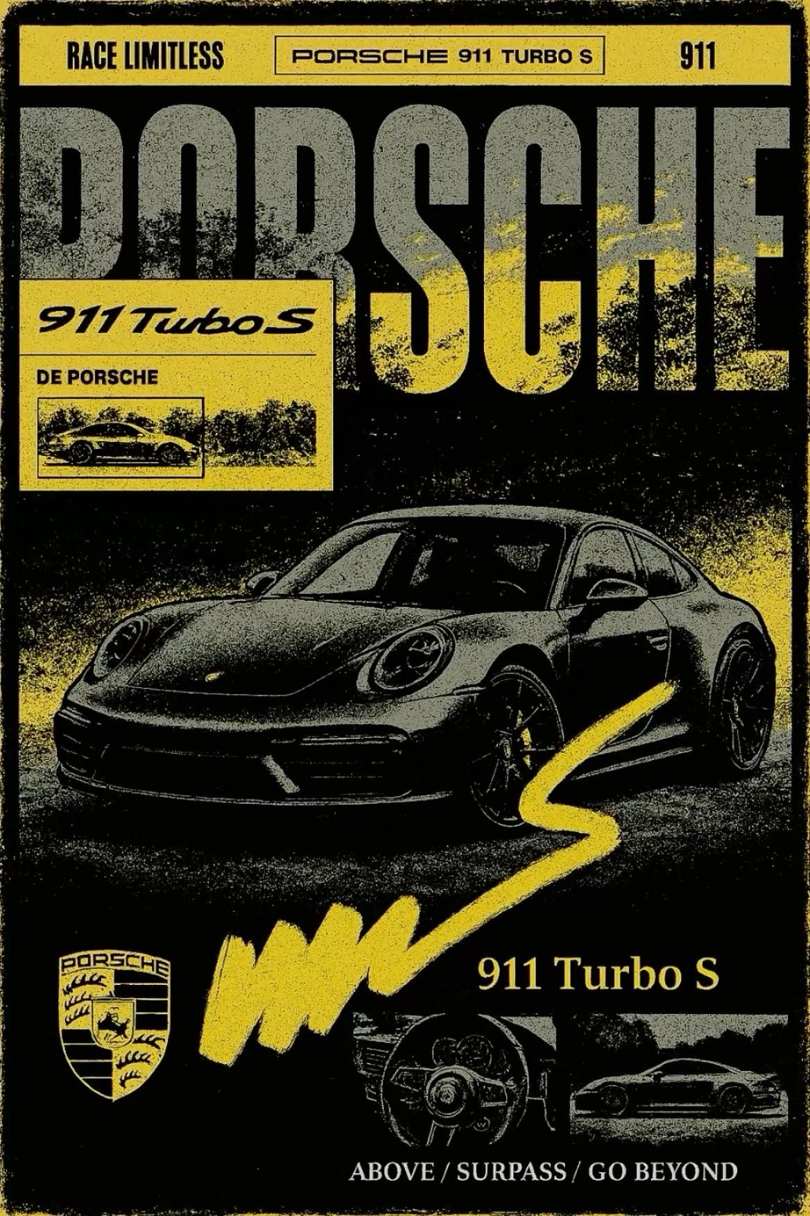 Porsche Framed Poster