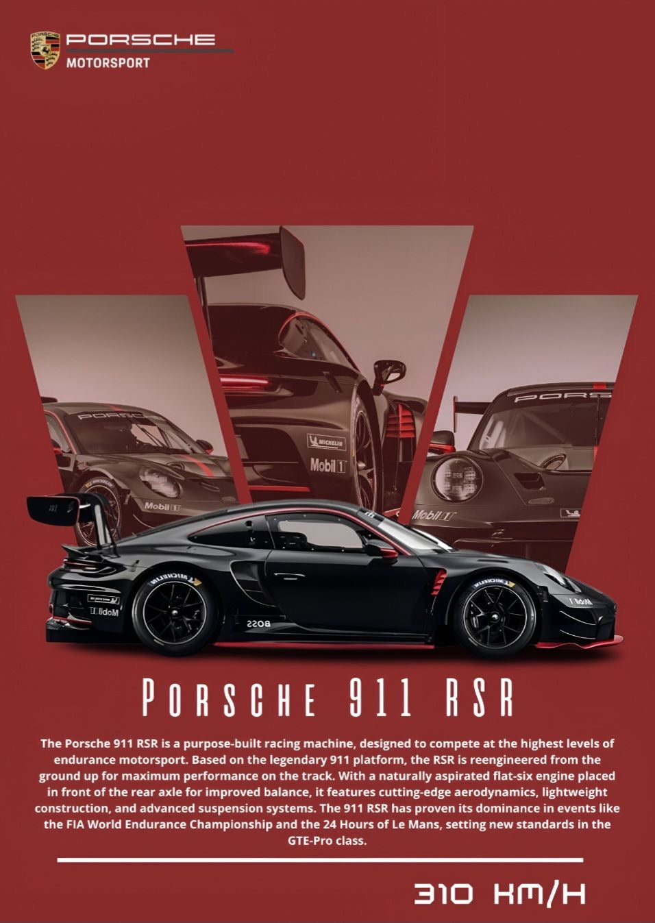 Porsche Framed Poster