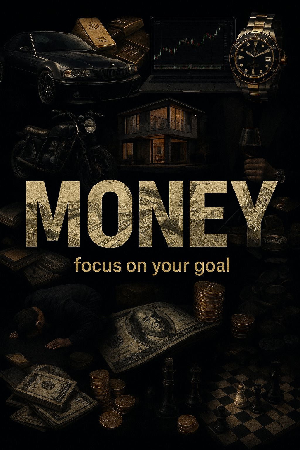Money Motivation Framed Poster