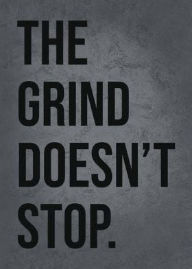 Grind Motivation Framed Poster