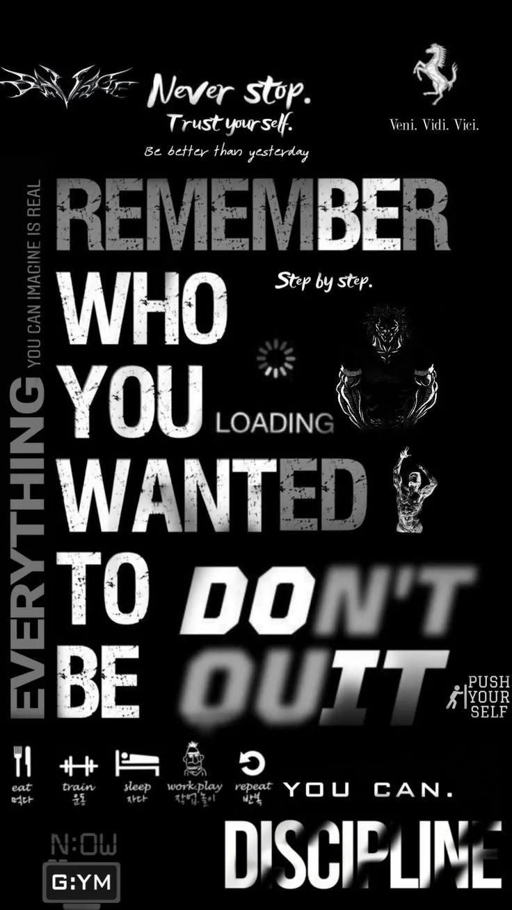 Self-Discipline Motivation Framed Poster