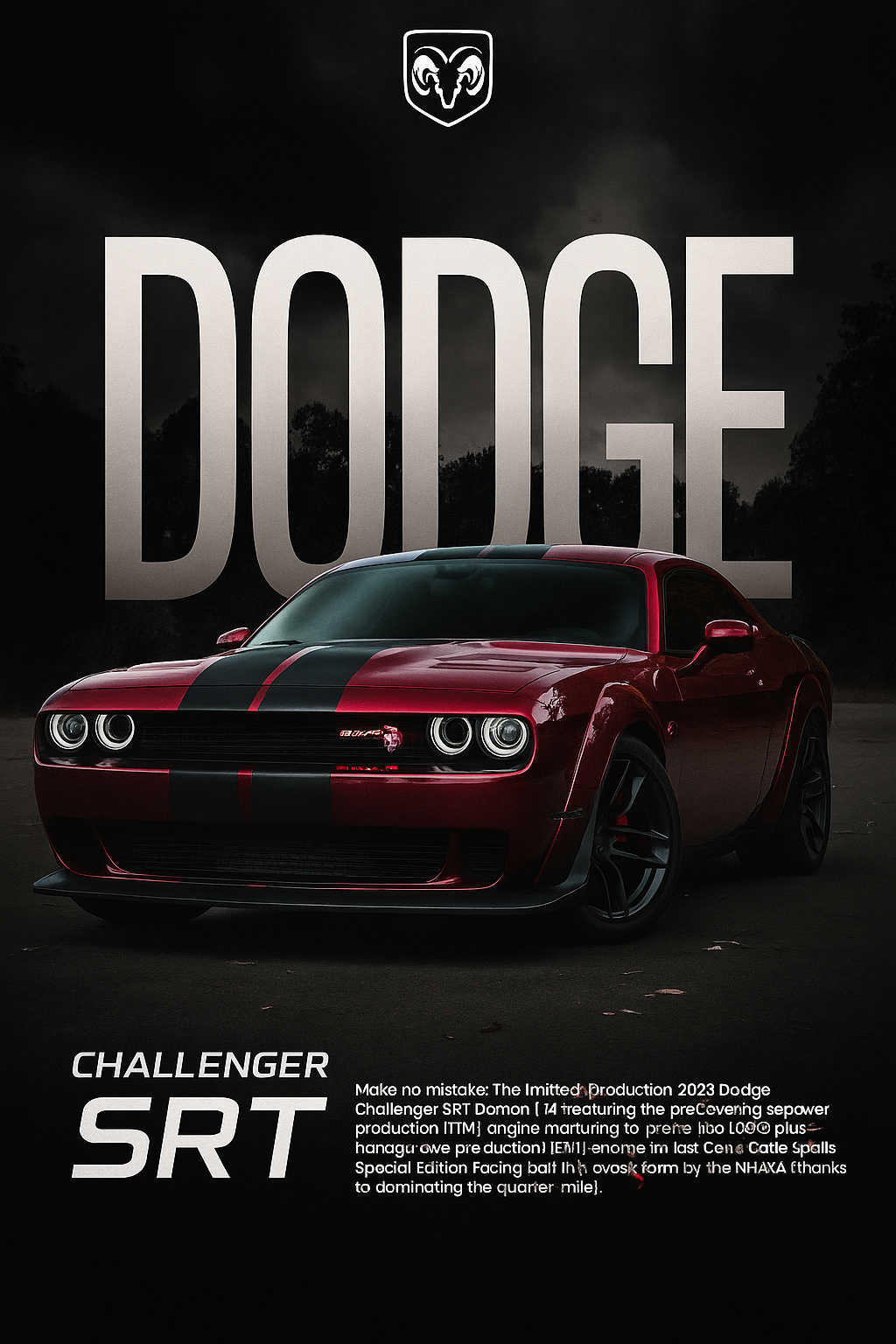 Dodge Framed Poster