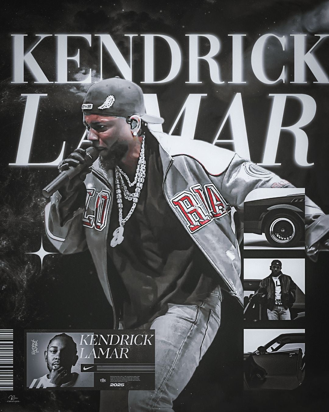 Kendrick Lamar Framed Poster