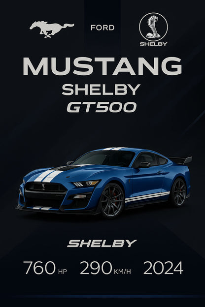 Ford Mustang Framed Poster