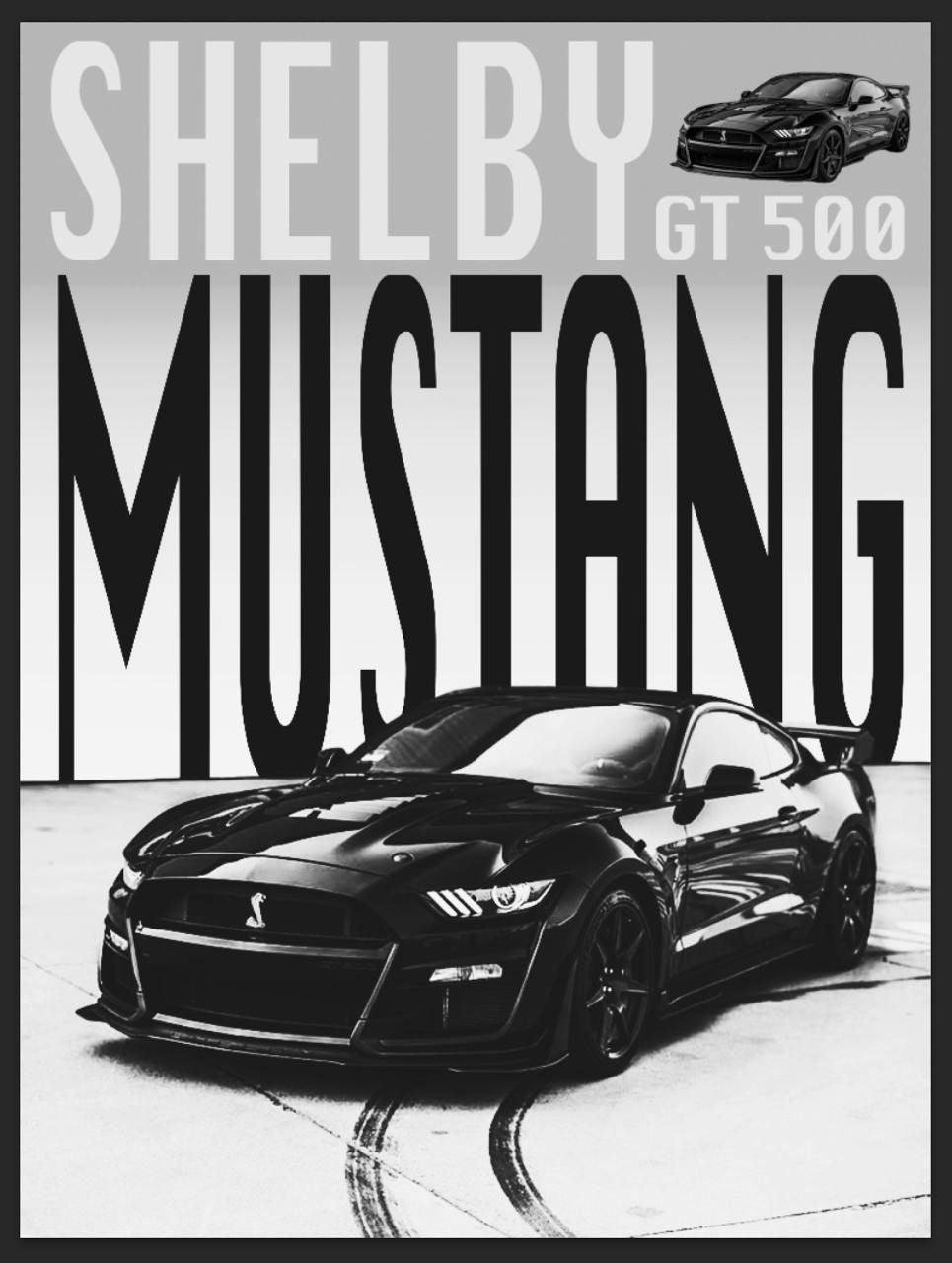 Ford Mustang Framed Poster