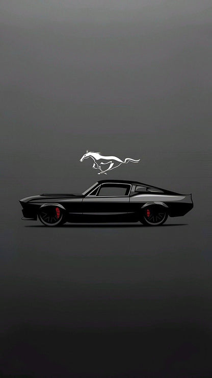 Ford Mustang Framed Poster