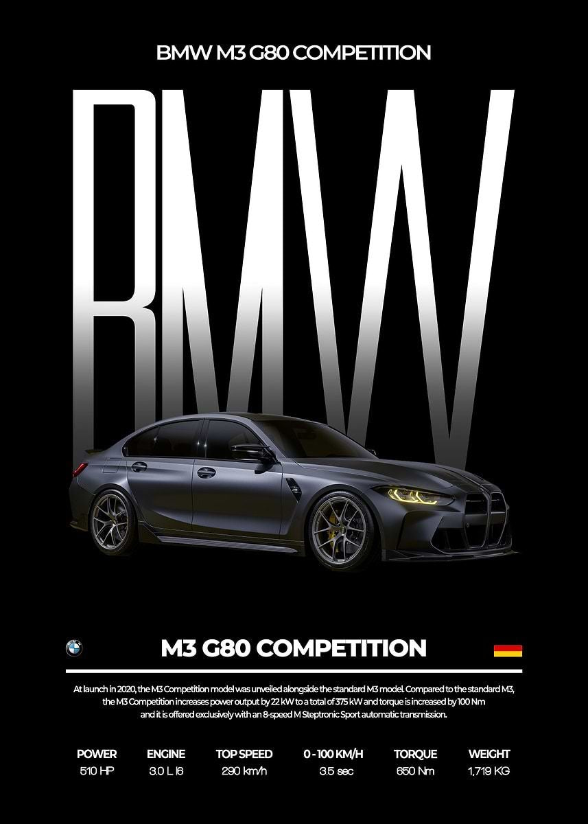 BMW Framed Poster