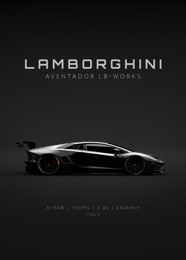 Lamborghini Framed Poster