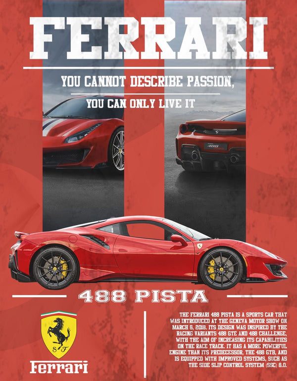 Ferrari Framed Poster