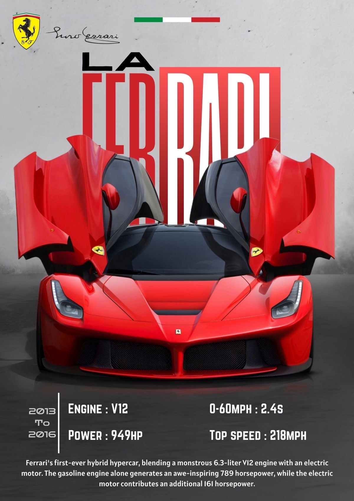Ferrari Framed Poster