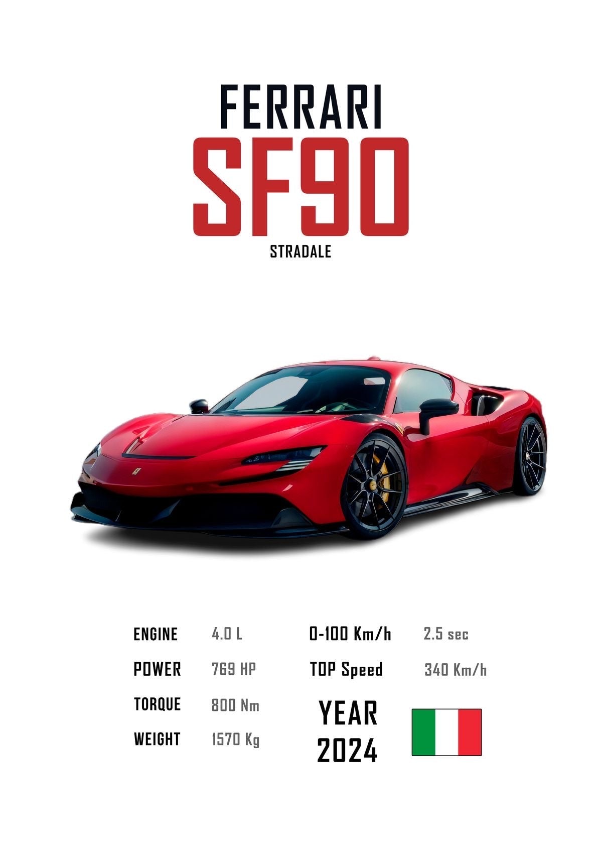 Ferrari Framed Poster