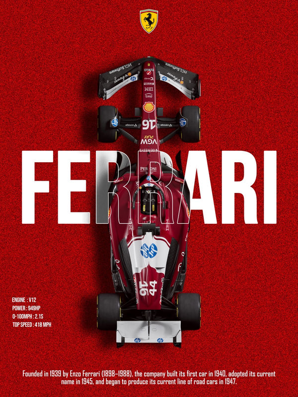 F1 Framed Poster
