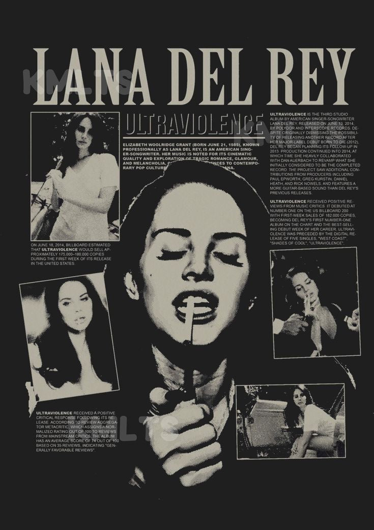 Lana Del Rey Framed Poster