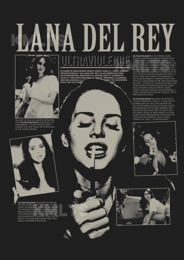 Lana Del Rey Framed Poster