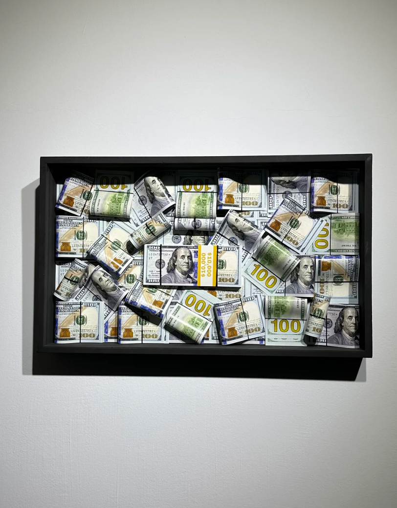 Money Storm Framed Box