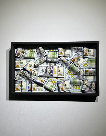 Money Storm Framed Box